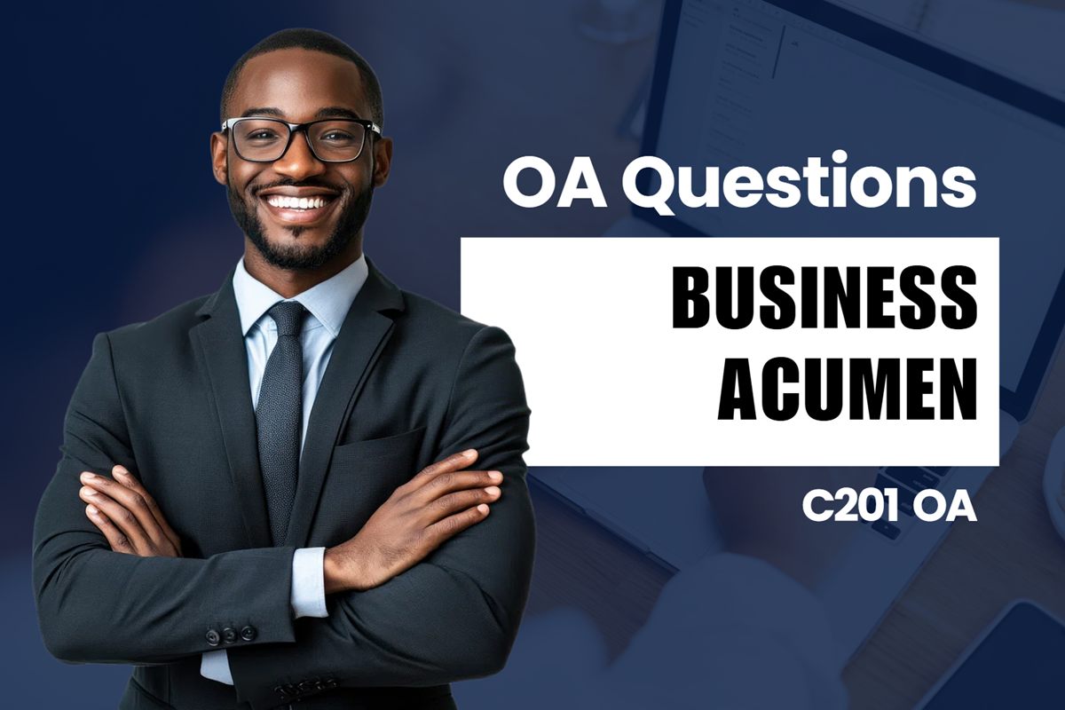 WGU C201 Business Acumen OA practice questions and answers