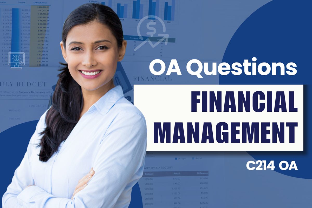 WGU C214 Financial Management OA practice questions and answers