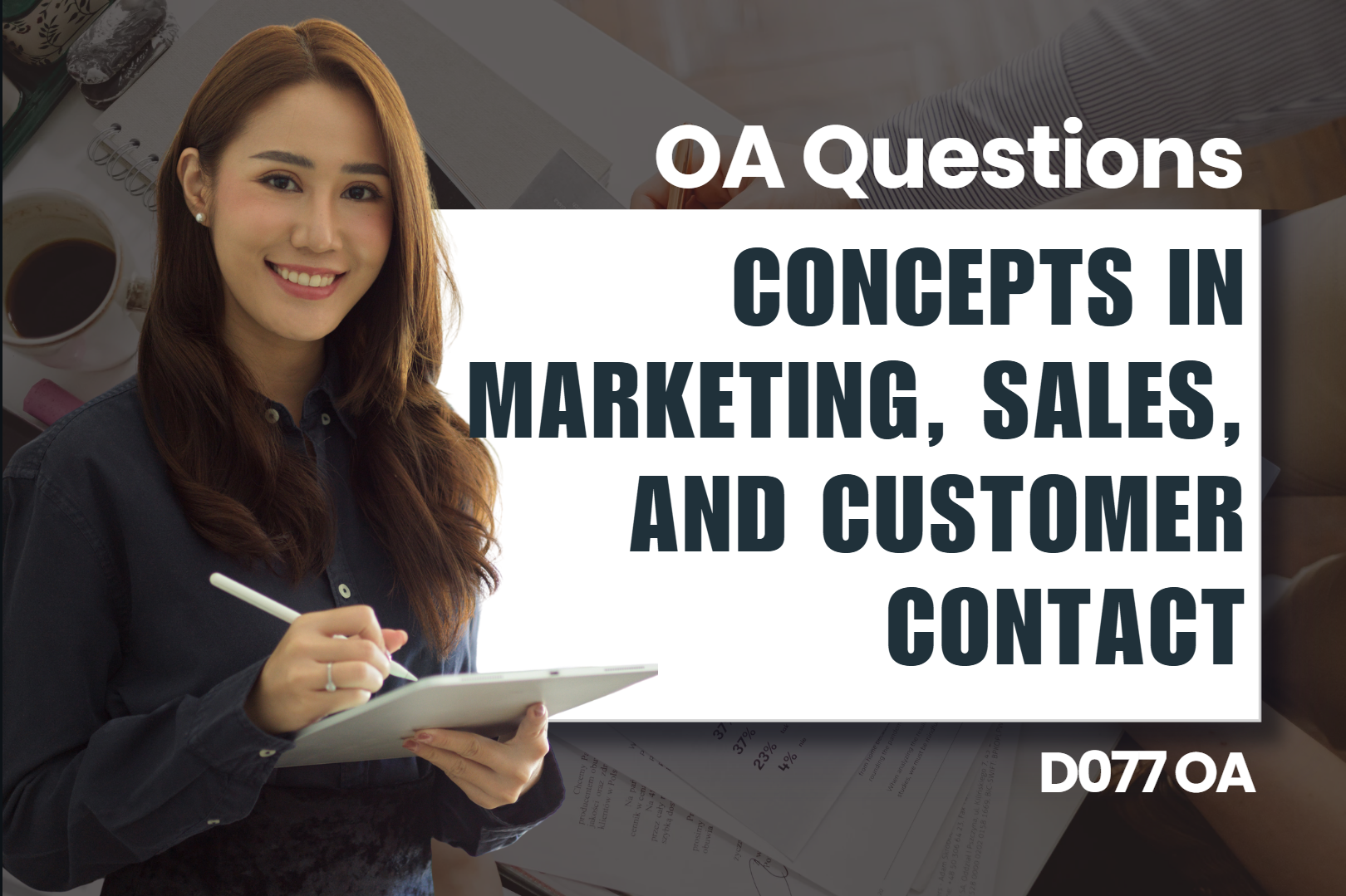 Concepts in Marketing, Sales, and Customer Contact OA Questions