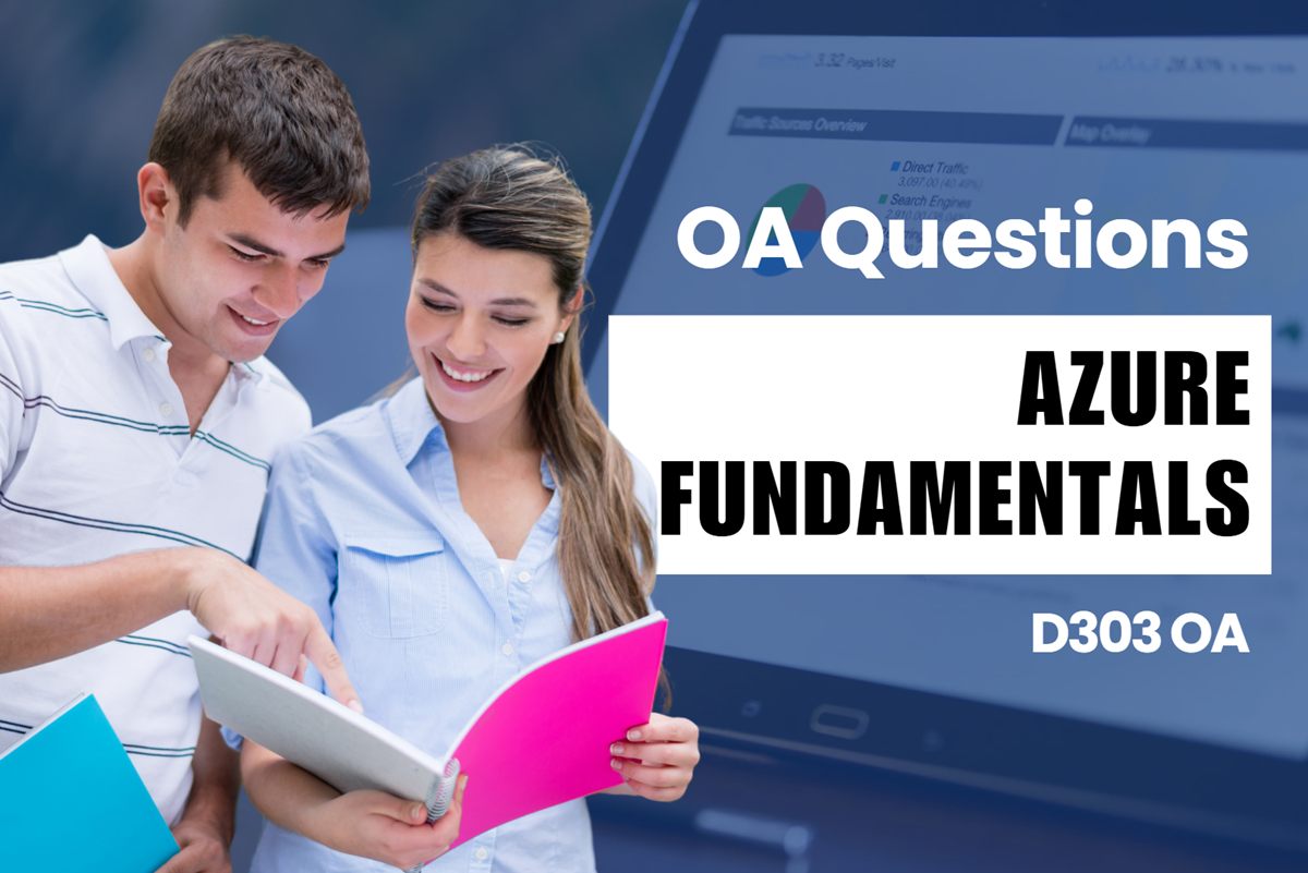 WGU D303 Azure Fundamentals OA practice questions and answers