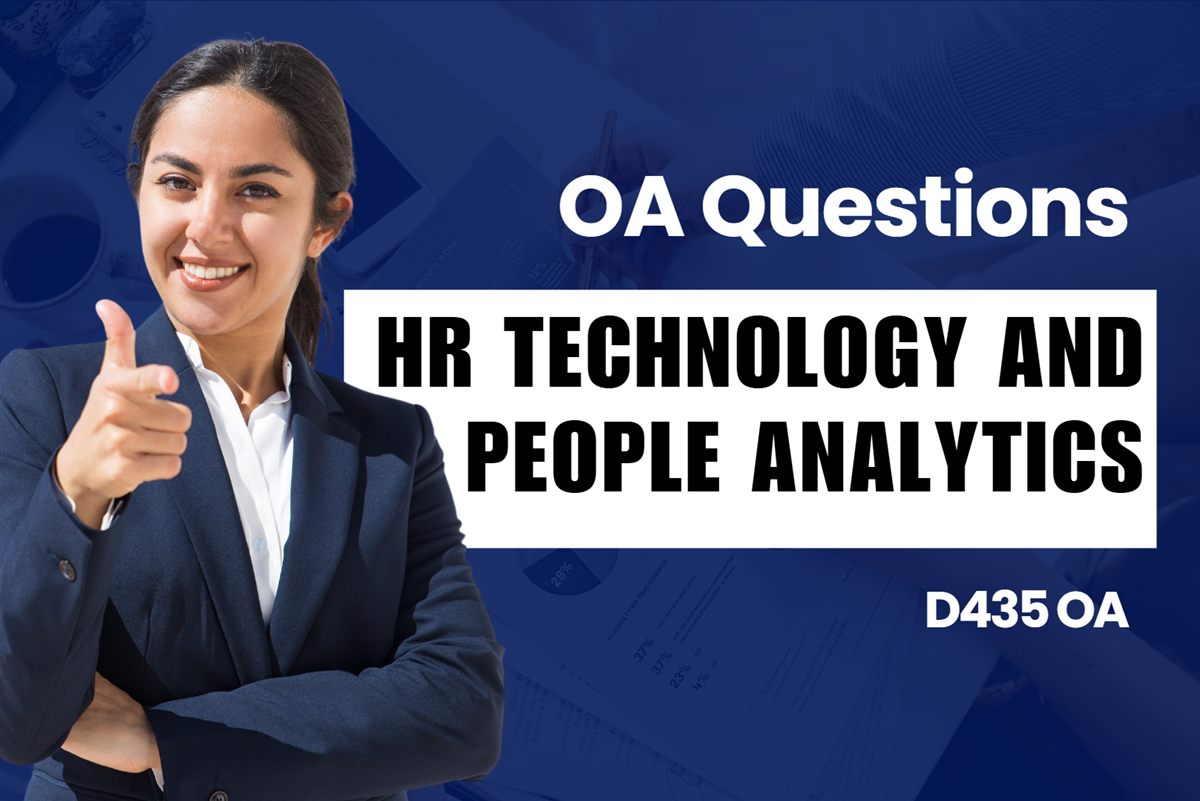 WGU D435 HR Technology and People Analytics OA practice questions and answers