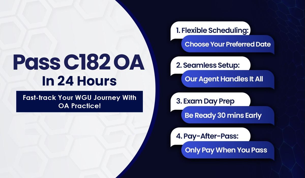 Pass the WGU C182 Introduction to IT OA with OA Practice