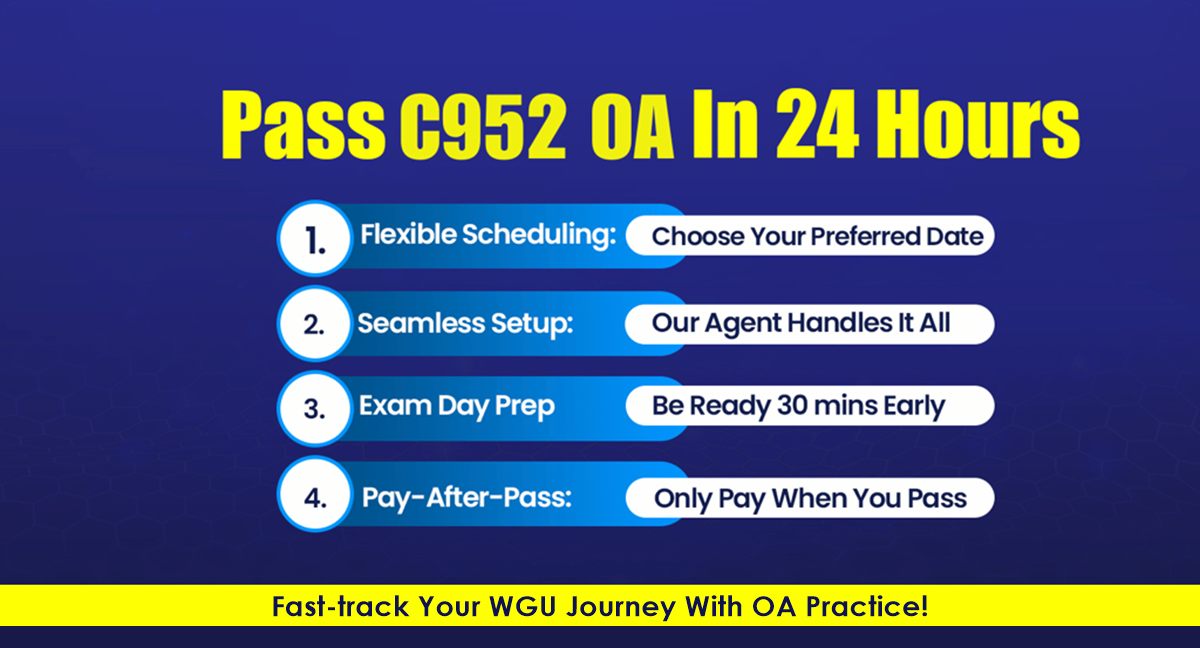 Pass the WGU C952 Computer Architecture OA with OA Practice