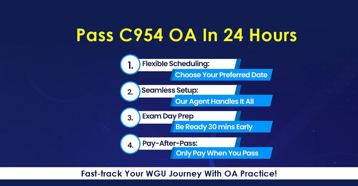 Pass the WGU C954 Information Technology Management OA with OA Practice