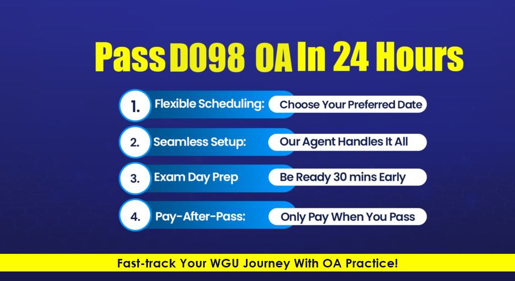 Pass the WGU D098 Digital Marketing OA with OA Practice