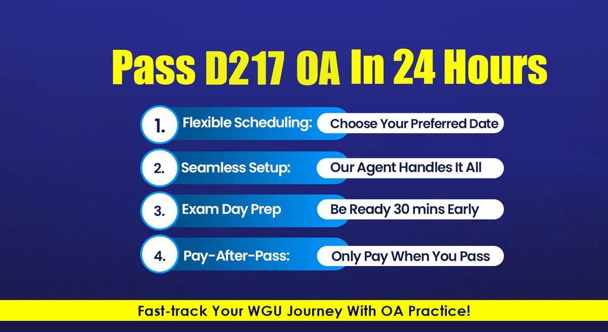 Pass the WGU D217 Accounting Information Systems OA with OA Practice