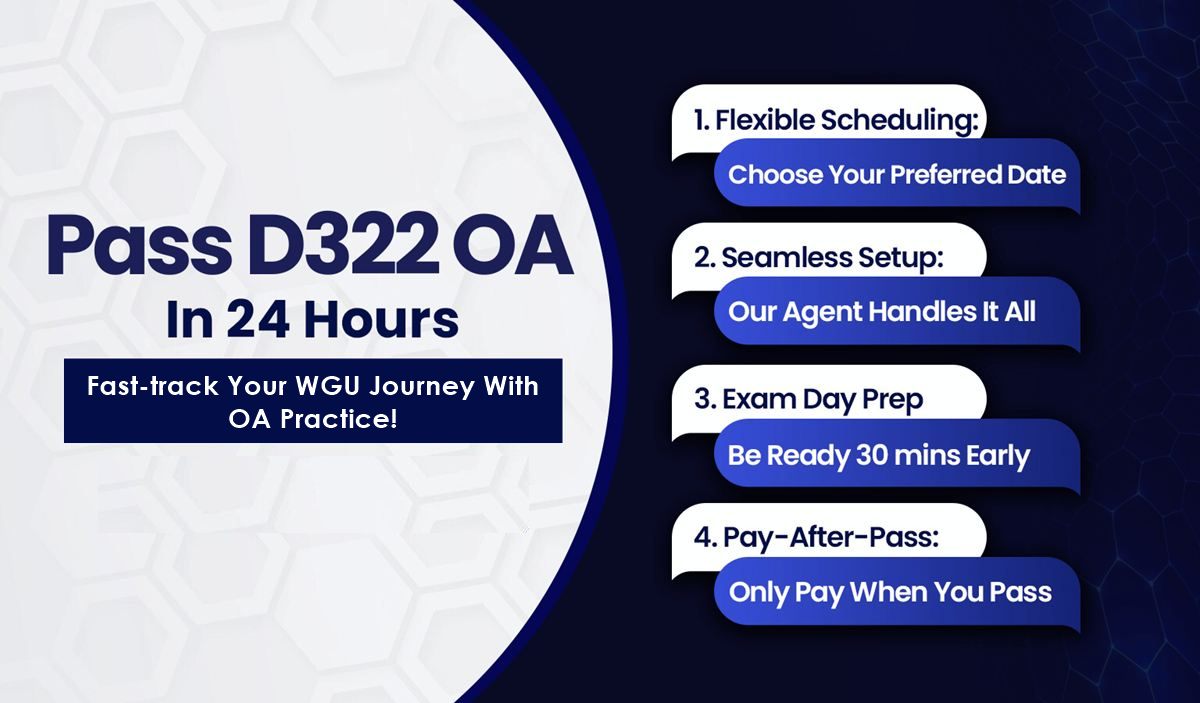 Pass the WGU D322 Introduction to IT OA with OA Practice