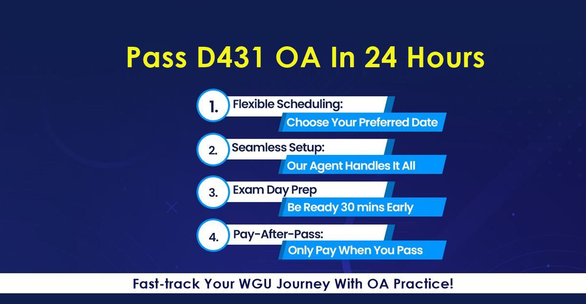 Pass the WGU D431 Digital Forensics in Cybersecurity OA with OA Practice