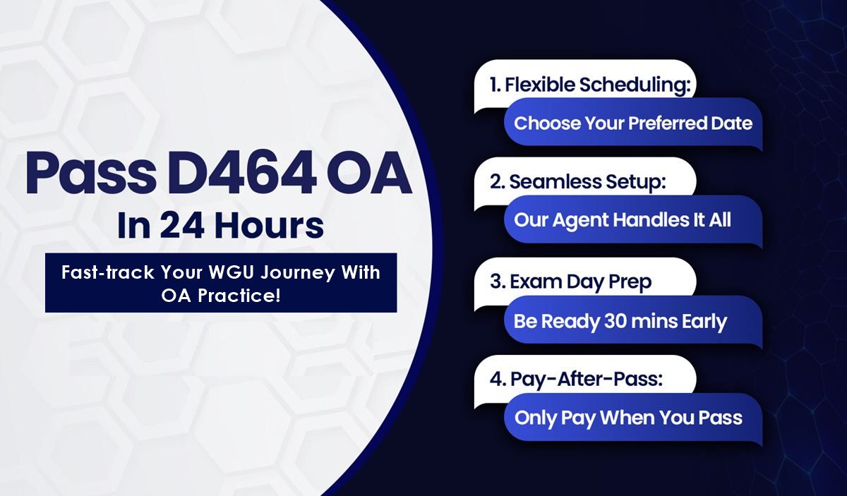 Pass the WGU D464 Managing Operations OA with OA Practice
