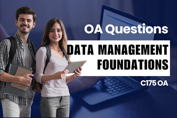 WGU C175 Data Management Foundations OA practice questions