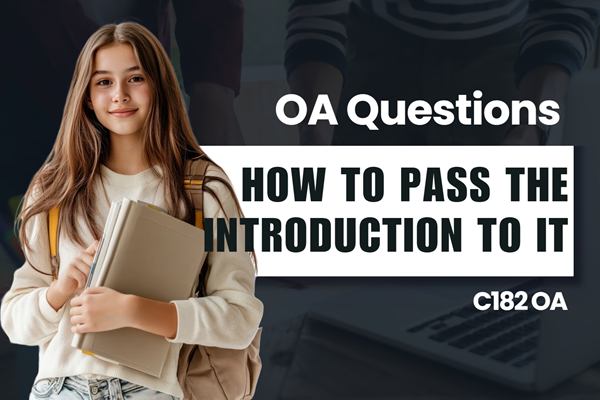 WGU C182 Introduction to IT OA practice questions