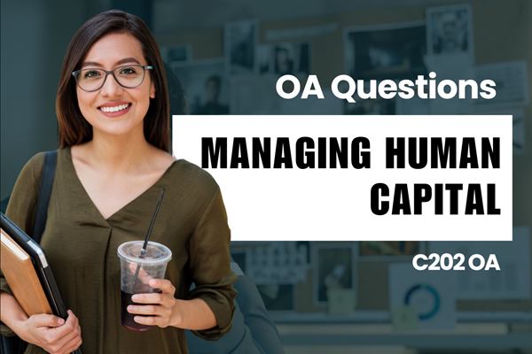 WGU C202 Managing Human Capital OA practice questions