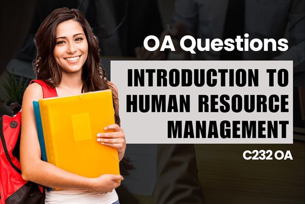 WGU C232 Human Resource Management OA practice questions