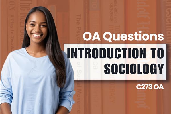 WGU C273 Introduction to Sociology OA practice questions