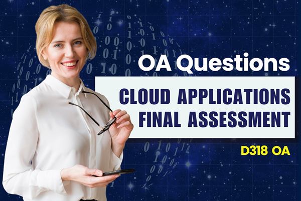 WGU Cloud Applications OA practice questions