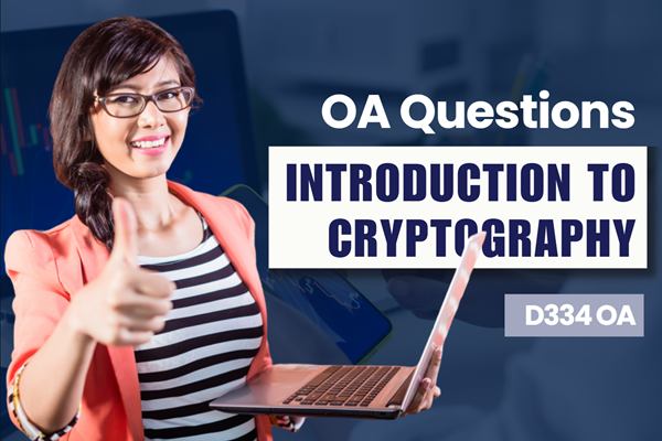 WGU D334 Introduction to Cryptography OA practice questions